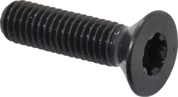 Camcar - #10-32 UNF Torx Plus Drive, 82° Flat Screw - Alloy Steel, Black Oxide Finish, Fully Threaded, 3/4" OAL - Industrial Tool & Supply