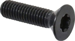 Camcar - #10-32 UNF Torx Plus Drive, 82° Flat Screw - Alloy Steel, Black Oxide Finish, Fully Threaded, 3/4" OAL - Industrial Tool & Supply