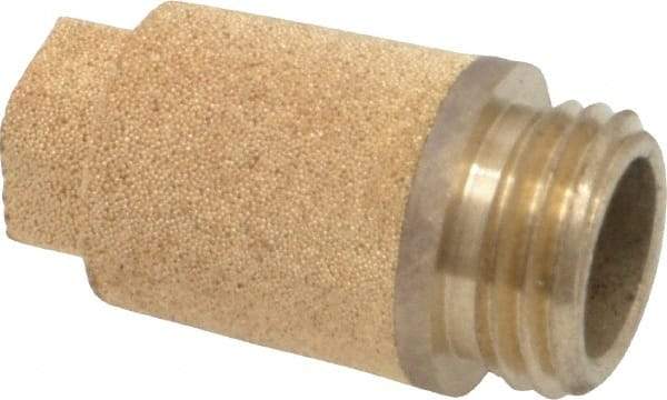 Legris - 1/4 BSPP, 24.5mm OAL, Muffler - 175 Max psi, 6 CFM, 85 Decibel Rating, Bronze - Industrial Tool & Supply