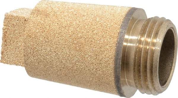 Legris - 3/8 BSPP, 37mm OAL, Muffler - 175 Max psi, 10.5 CFM, 108 Decibel Rating, Bronze - Industrial Tool & Supply