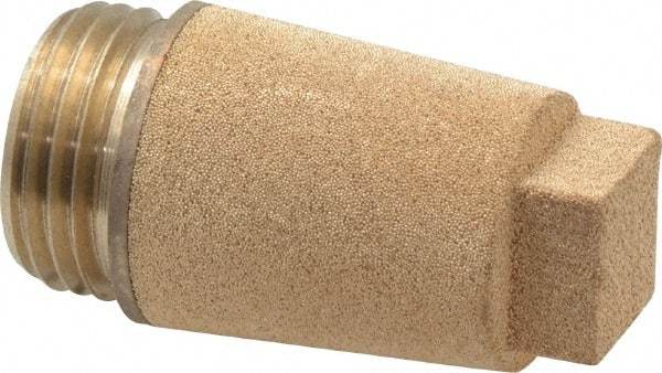 Legris - 1/2 BSPP, 40mm OAL, Muffler - 175 Max psi, 11 CFM, 108 Decibel Rating, Bronze - Industrial Tool & Supply