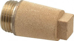 Legris - 1/2 BSPP, 40mm OAL, Muffler - 175 Max psi, 11 CFM, 108 Decibel Rating, Bronze - Industrial Tool & Supply