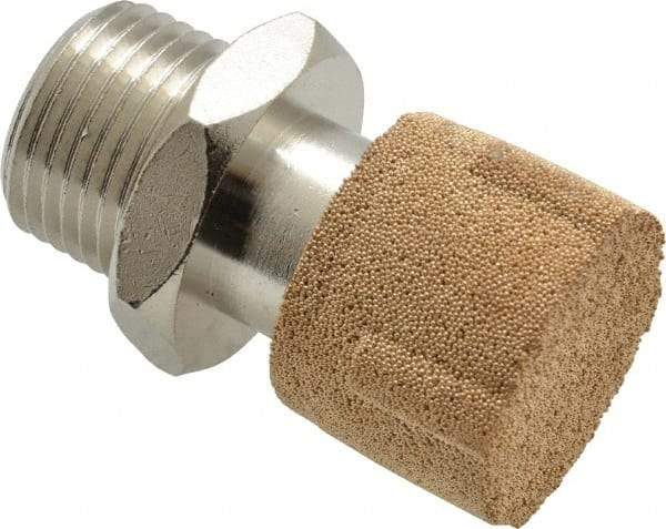 Legris - 3/8 NPT, 20.5mm OAL, Muffler - 175 Max psi, 36 CFM, 84 Decibel Rating, Polyethylene - Industrial Tool & Supply