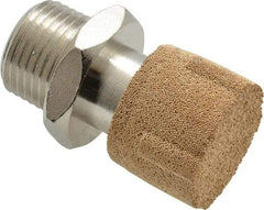 Legris - 3/8 NPT, 20.5mm OAL, Muffler - 175 Max psi, 36 CFM, 84 Decibel Rating, Polyethylene - Industrial Tool & Supply