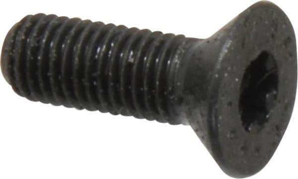 Camcar - 1/4-28 UNF Torx Plus Drive, 82° Flat Screw - Alloy Steel, Black Oxide Finish, Fully Threaded, 3/4" OAL - Industrial Tool & Supply