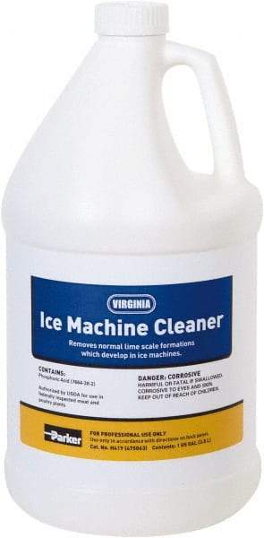 Parker - 1 Gal Ice Machine Cleaner - For Ice Machines: Cube, Tube, Flake & Commercial Dishwasher - Industrial Tool & Supply