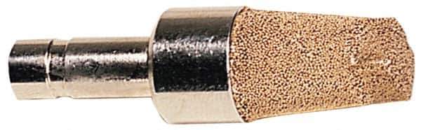 Legris - Plug In, 68mm OAL, Muffler - 175 Max psi, 11 CFM, 108 Decibel Rating, Sintered Bronze - Industrial Tool & Supply