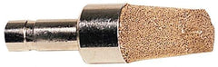 Legris - Plug In, 68mm OAL, Muffler - 175 Max psi, 11 CFM, 108 Decibel Rating, Sintered Bronze - Industrial Tool & Supply