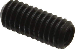 Made in USA - 5/16-18 UNC, 3/4" Length Under Head, Cup Point Set Screw - Grade 8 Alloy Steel, 5/32" Key - Industrial Tool & Supply