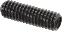 Made in USA - 5/16-18 UNC, 1" Length Under Head, Cup Point Set Screw - Grade 8 Alloy Steel, 5/32" Key - Industrial Tool & Supply