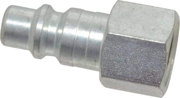 Legris - 3/8 Female NPT Industrial Pneumatic Hose Connector - Plated Steel, 3/8" Body Diam - Industrial Tool & Supply