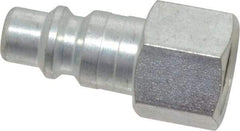 Legris - 3/8 Female NPT Industrial Pneumatic Hose Connector - Plated Steel, 3/8" Body Diam - Industrial Tool & Supply