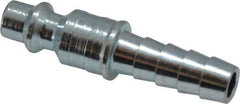 Legris - Hose Barb Industrial Pneumatic Hose Connector - Plated Steel, 1/4" Body Diam, 5/16" Hose ID - Industrial Tool & Supply