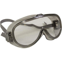 KleenGuard - Size Universal, Clear Polycarbonate Anti-Fog & Scratch Resistant Lens, Safety Goggles - Indirect Vent, Gray Frame - Industrial Tool & Supply