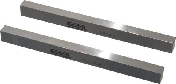 SPI - 6" Long x 1/2" High x 3/8" Thick, Steel Parallel - 0.0003" & 0.002" Parallelism, Sold as Matched Pair - Industrial Tool & Supply