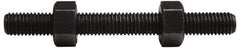 Value Collection - 5/8-11, 6-1/4" Long, Uncoated, Steel, Fully Threaded Stud with Nut - Grade B7, 5/8" Screw, 7B Class of Fit - Industrial Tool & Supply