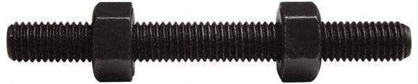 Value Collection - 7/8-9, 6" Long, Uncoated, Steel, Fully Threaded Stud with Nut - Grade B7, 7/8" Screw, 7B Class of Fit - Industrial Tool & Supply