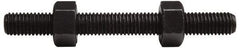 Value Collection - 1-8, 5-1/2" Long, Uncoated, Steel, Fully Threaded Stud with Nut - Grade B7, 1" Screw, 7B Class of Fit - Industrial Tool & Supply