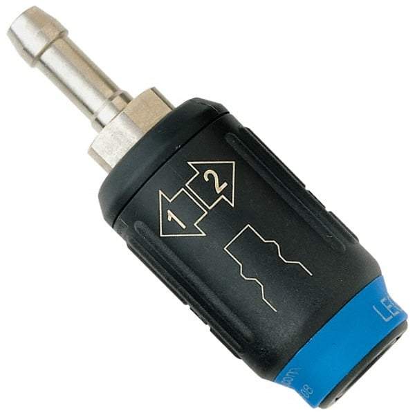 Legris - Hose Barb Industrial Pneumatic Hose Safety Coupler - Plastic/Brass, 3/8" Body Diam, 1/4" Hose ID - Industrial Tool & Supply