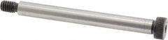 Made in USA - 3/8" Shoulder Diam x 3-1/2" Shoulder Length, 5/16-18 UNC, Hex Socket Shoulder Screw - 8 Alloy Steel, 0.543 to 0.562" Head Diam - Industrial Tool & Supply