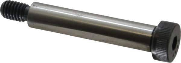 Made in USA - 1/2" Shoulder Diam x 2-1/2" Shoulder Length, 3/8-16 UNC, Hex Socket Shoulder Screw - 8 Alloy Steel, 0.729 to 3/4" Head Diam - Industrial Tool & Supply