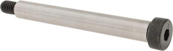 Made in USA - 1/2" Shoulder Diam x 4" Shoulder Length, 3/8-16 UNC, Hex Socket Shoulder Screw - 8 Alloy Steel, 0.729 to 3/4" Head Diam - Industrial Tool & Supply