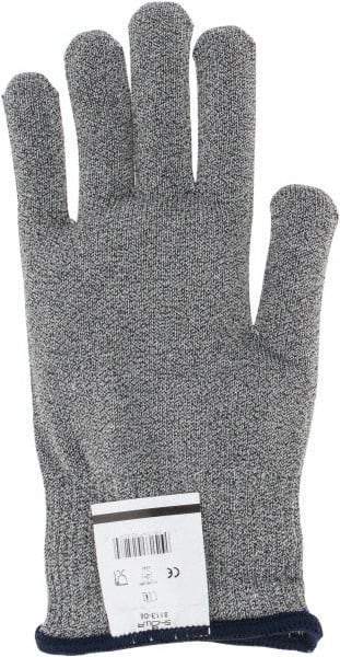 SHOWA - Size M (8), ANSI Cut Lvl 4, Puncture Lvl 0, Abrasion Lvl 1, Dyneema/Lycra/Spectra/Thermax Cut Resistant Gloves - 8.7" Long, Knit Wrist, Light Gray, Ambidextrous - Industrial Tool & Supply
