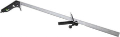 SPI - 3 Piece, 24" Combination Square Set - 1/32 & 1/64" (English/Metric) Graduation, Hardened Steel Blade, Cast Iron Center & Square Head - Industrial Tool & Supply