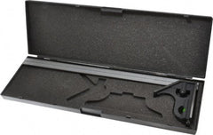 SPI - 2 Piece, 18" Combination Square Set - 1/16, 1/32, 1/64 & 1/8" (4R) Graduation, Hardened Steel Blade, Cast Iron Center & Square Head - Industrial Tool & Supply