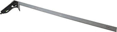 SPI - 2 Piece, 24" Combination Square Set - 1/100, 1/32, 1/50 & 1/64" (16R) Graduation, Hardened Steel Blade, Cast Iron Square Head - Industrial Tool & Supply