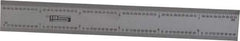 SPI - 6 Inch Long Blade, 16R Graduation Combination Square Blade - Baked Enamel Coated, 1/100, 1/64, 1/50 and 1/32 Inch Graduation - Industrial Tool & Supply