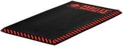 Ergodyne - Dry/Wet Environment, Anti-Fatigue Kneeling Matting - Black with Orange Borders, Nitrile Blend with Nitrile Blend Base, Beveled on 4 Sides - Industrial Tool & Supply