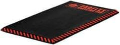 Ergodyne - Dry/Wet Environment, Anti-Fatigue Kneeling Matting - Black with Orange Borders, Nitrile Blend with Nitrile Blend Base, Beveled on 4 Sides - Industrial Tool & Supply
