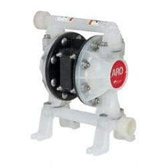 ARO/Ingersoll-Rand - 3/4" NPT, Nonmetallic, Air Operated Diaphragm Pump - Santoprene Diaphragm, Polypropylene Housing - Industrial Tool & Supply