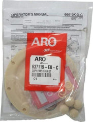 ARO/Ingersoll-Rand - Santoprene Fluid Section Repair Kit - For Use with Diaphragm Pumps - Industrial Tool & Supply