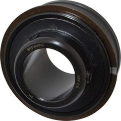 Browning - 1" ID x 2.0472" OD, 2,801 Lb Dynamic Capacity, ER Style Insert Bearing - 52100 Steel Insert, 3/4" Race Width, 1,651 Lb Static Capacity - Industrial Tool & Supply