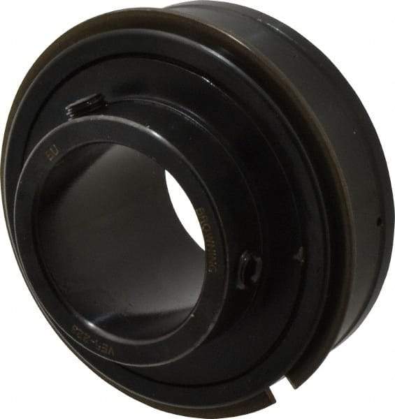 Browning - 1-7/16" ID x 2.8346" OD, 5,782 Lb Dynamic Capacity, ER Style Insert Bearing - 52100 Steel Insert, 15/16" Race Width, 3,493 Lb Static Capacity - Industrial Tool & Supply