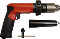 Sioux Tools - 1/2" Keyed Chuck - Pistol Grip Handle, 700 RPM, 14.16 LPS, 30 CFM, 1 hp - Industrial Tool & Supply