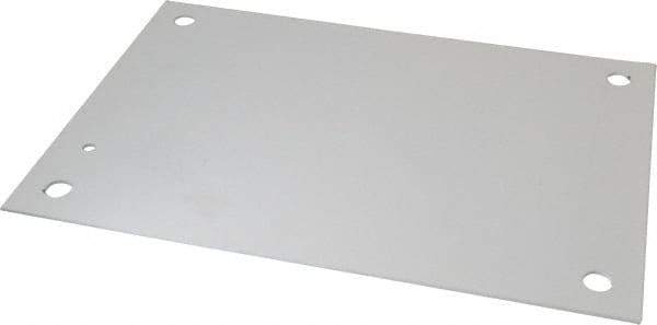 Cooper B-Line - 9" OAW x 13" OAH Powder Coat Finish Electrical Enclosure Nonperforated Panel - 16" x 12" Box, 12 Gauge Steel, Use with 161210-12/16126-12/16128-12 - Industrial Tool & Supply