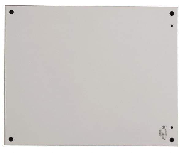 Cooper B-Line - 13" OAW x 13" OAH Powder Coat Finish Electrical Enclosure Nonperforated Panel - 16" x 16" Box, 12 Gauge Steel, Use with 16166-12/16168-12 - Industrial Tool & Supply