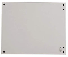 Cooper B-Line - 13" OAW x 13" OAH Powder Coat Finish Electrical Enclosure Nonperforated Panel - 16" x 16" Box, 12 Gauge Steel, Use with 16166-12/16168-12 - Industrial Tool & Supply
