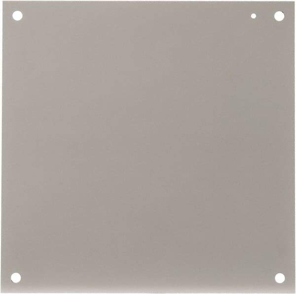 Cooper B-Line - 17" OAW x 17" OAH Powder Coat Finish Electrical Enclosure Nonperforated Panel - 20" x 20" Box, 12 Gauge Steel, Use with 202010-12/20206-12/20208-12 - Industrial Tool & Supply