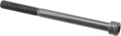 Holo-Krome - 5/16-18 UNC Hex Socket Drive, Socket Cap Screw - Alloy Steel, Black Oxide Finish, Partially Threaded, 4" Length Under Head - Industrial Tool & Supply