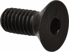 Made in USA - 5/16-18 UNC Hex Socket Drive, 82° Flat Screw - Alloy Steel, Black Oxide Finish, Fully Threaded, 3/4" OAL - Industrial Tool & Supply