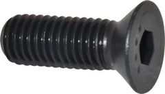 Made in USA - 1/2-13 UNC Hex Socket Drive, 82° Flat Screw - Alloy Steel, Black Oxide Finish, Fully Threaded, 1-1/2" OAL - Industrial Tool & Supply