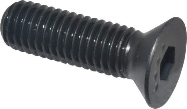 Made in USA - 1/2-13 UNC Hex Socket Drive, 82° Flat Screw - Alloy Steel, Black Oxide Finish, Fully Threaded, 1-3/4" OAL - Industrial Tool & Supply