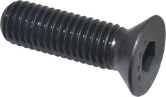 Made in USA - 1/2-13 UNC Hex Socket Drive, 82° Flat Screw - Alloy Steel, Black Oxide Finish, Fully Threaded, 1-3/4" OAL - Industrial Tool & Supply