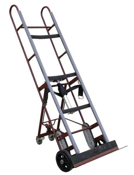 Vestil - 1,200 Lb Capacity 60" OAH Hand Truck - Dual Loop Handle, Steel - Industrial Tool & Supply