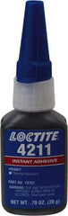 Loctite - 20 Gal Bottle Black Instant Adhesive - 24 hr Full Cure Time - Industrial Tool & Supply