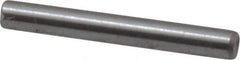 Made in USA - 1/16" Diam x 1/2" Pin Length Grade 8 Alloy Steel Standard Dowel Pin - Bright Finish, 1 Beveled & 1 Rounded End - Industrial Tool & Supply
